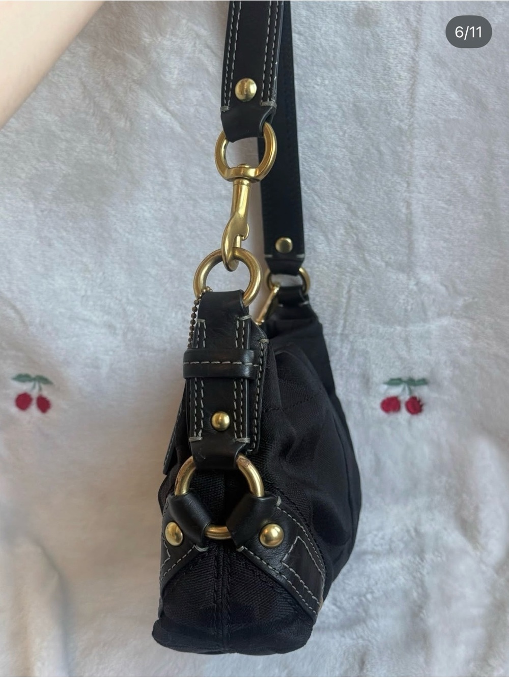 vintage coach mini carly in black - Picture 6 of 11